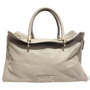 Marc By Marc Jacobs Too Hot To Handle Heather Grey Large Leather Tote/Crossbody